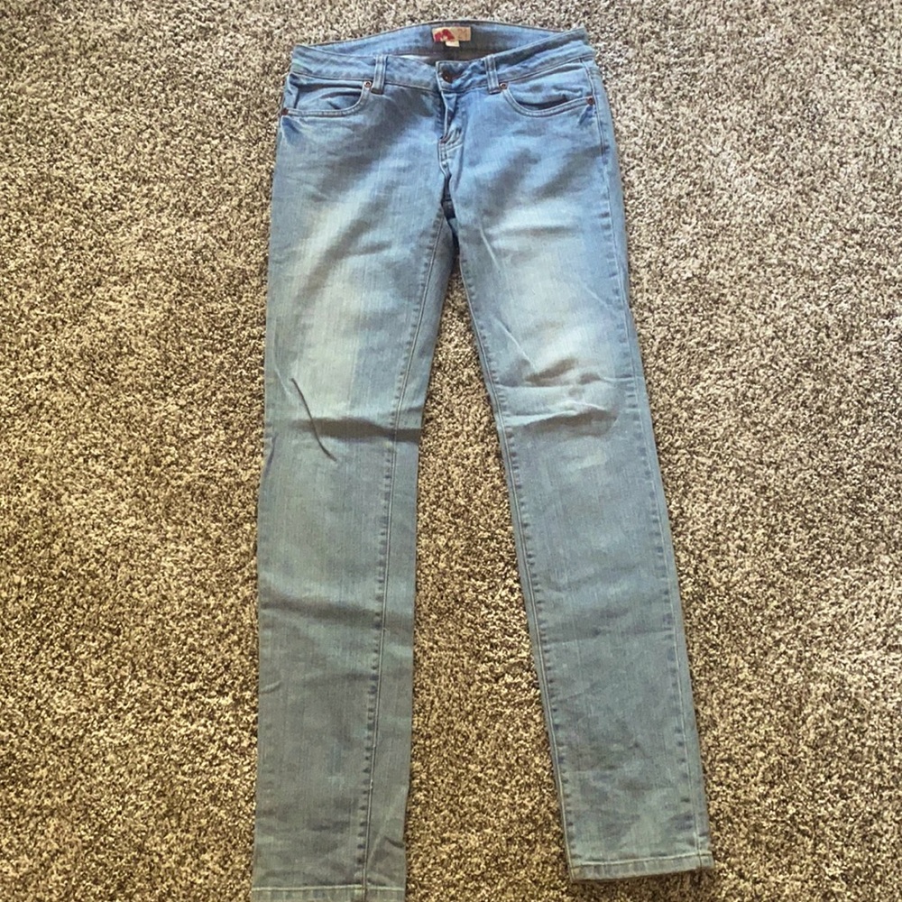 Forever 21 light colored skinny jeans